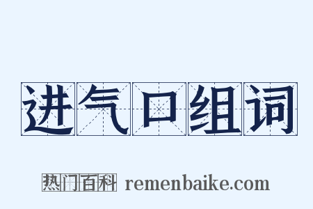 进气口组词是什么意思的图片